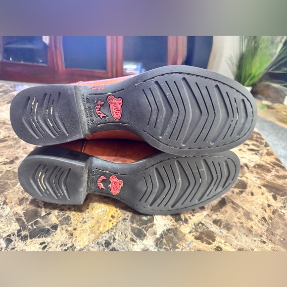 Justin George Strait Collection Cowboy Series Roper Boots Mens 9.5D - Picture 7 of 12